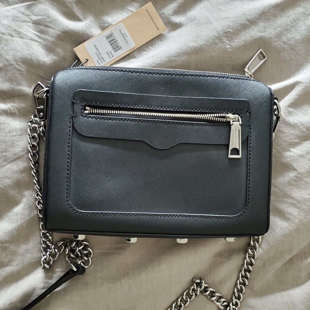 Rebecca Minkoff black chain purse. New with tags